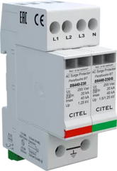 Citel DS440S-230/G SPD, compact, type 2, 3-phase, 230VAC, 20kA Citel